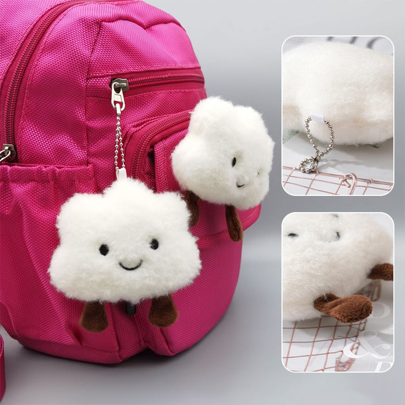 Kawaii Cloud Plush Keychain