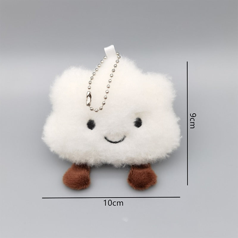 Kawaii Cloud Plush Keychain