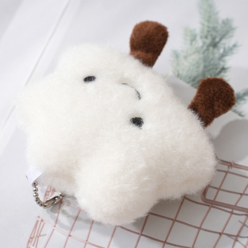 Kawaii Cloud Plush Keychain