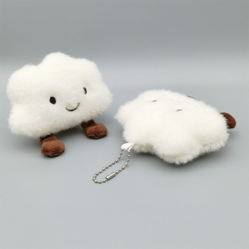 Kawaii Cloud Plush Keychain