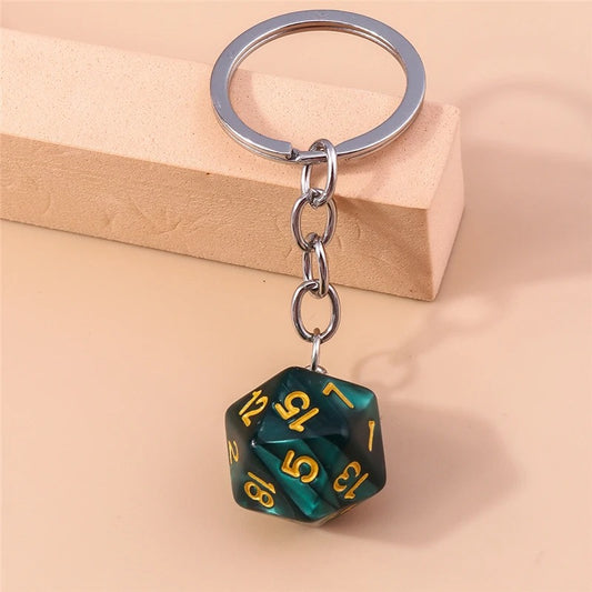 Role Playing Dice Keychain