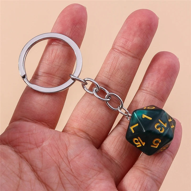 Role Playing Dice Keychain