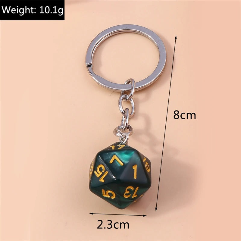 Role Playing Dice Keychain