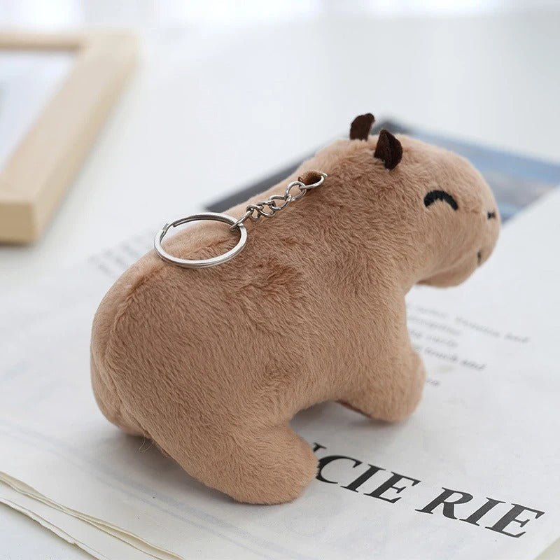 Happy Capybara Keychain