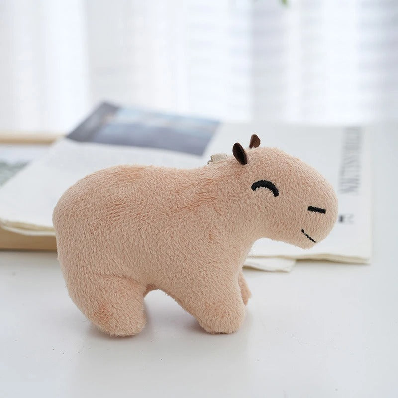 Happy Capybara Keychain