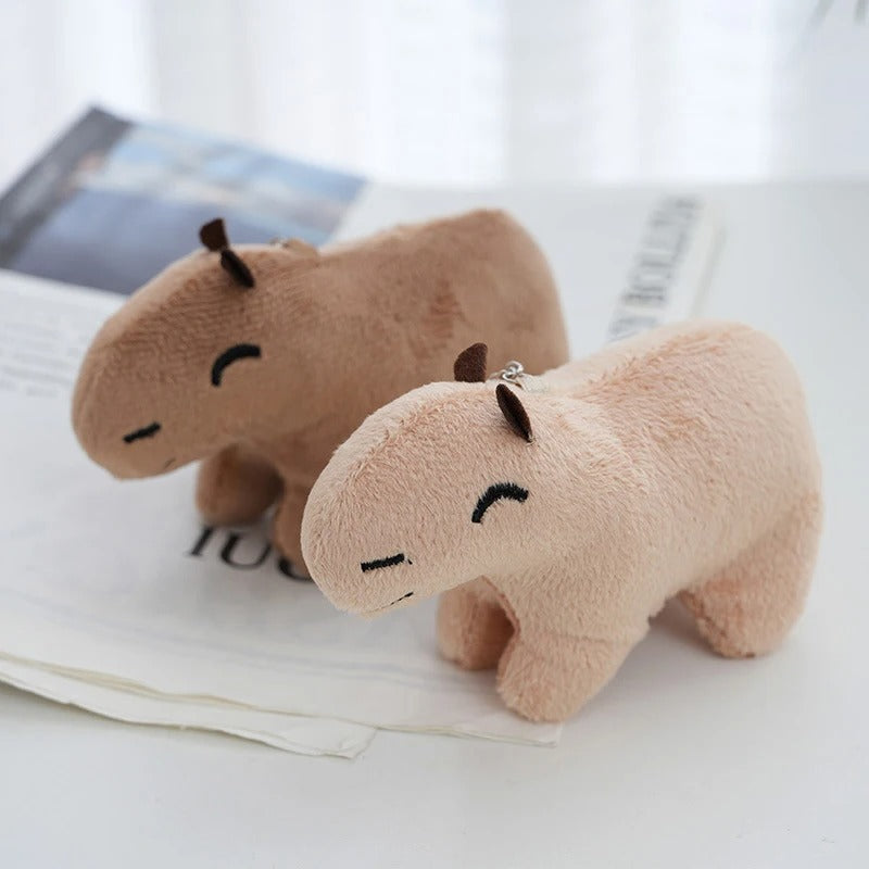 Happy Capybara Keychain