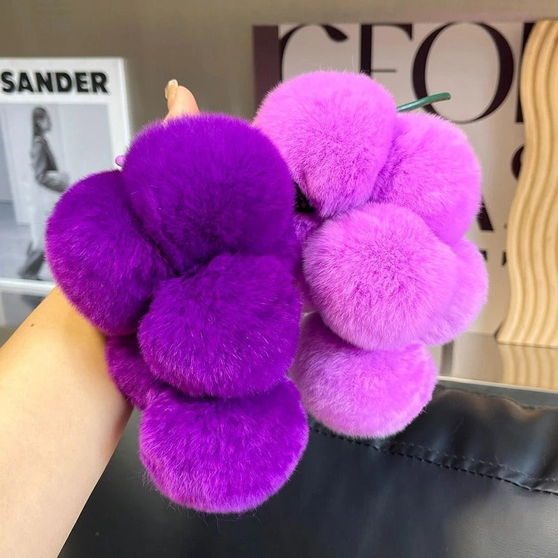 Grape Plush Keychain