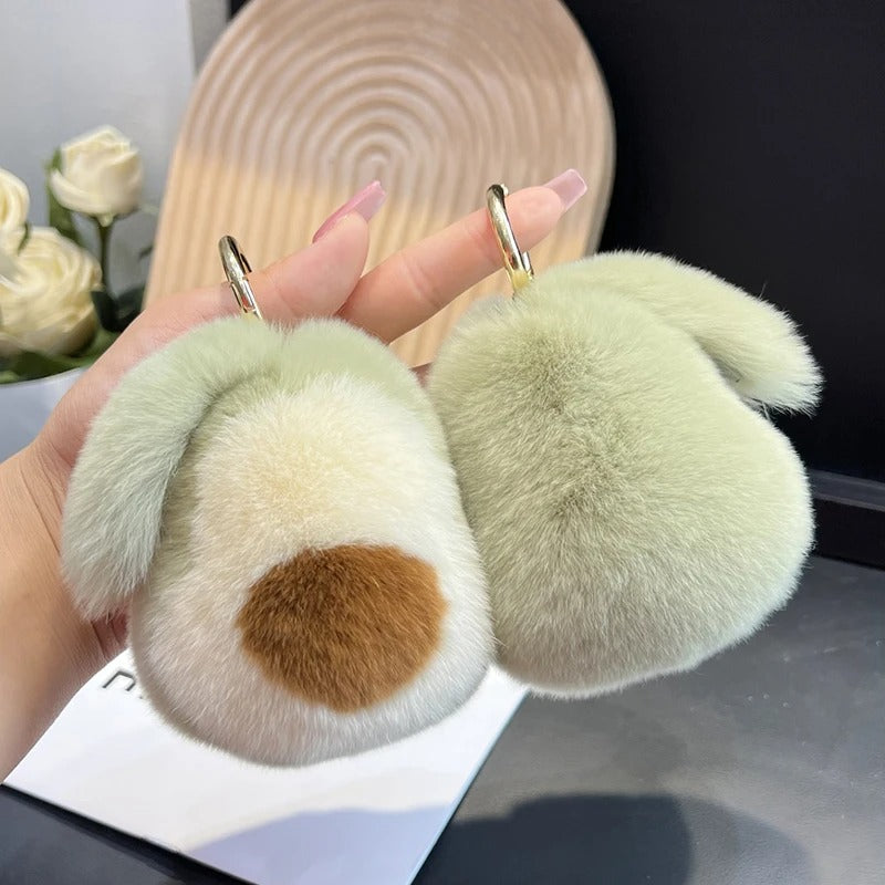 Fluffy Avocado Keychain