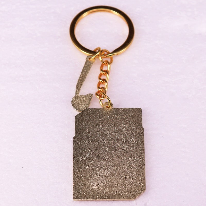 Cute Retro Matchbox Keychain