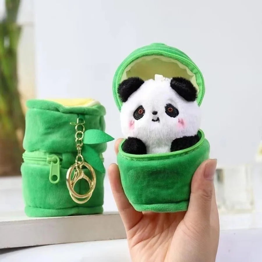 Bamboo Panda Plush Keychain