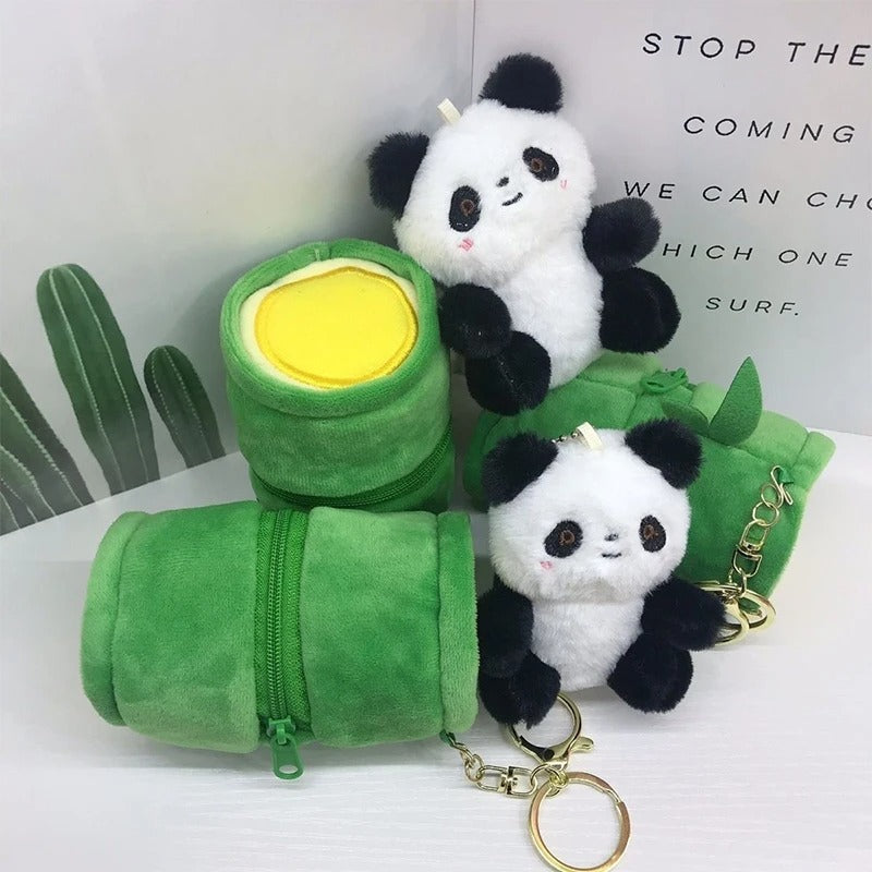 Bamboo Panda Plush Keychain