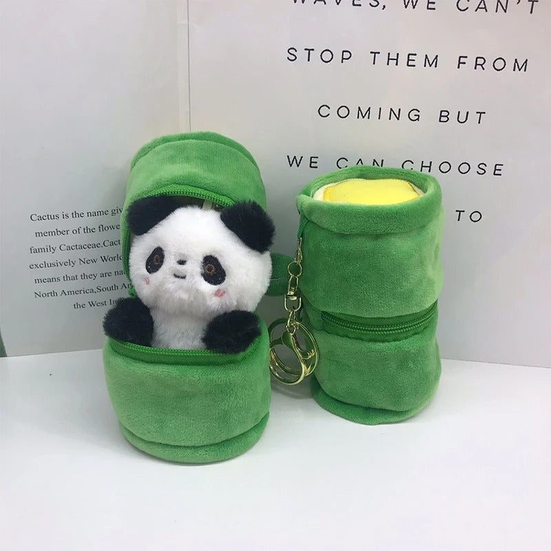 Bamboo Panda Plush Keychain