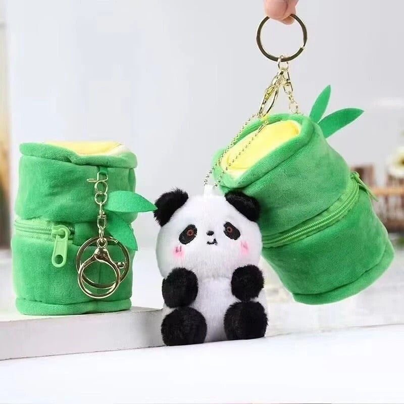 Bamboo Panda Plush Keychain