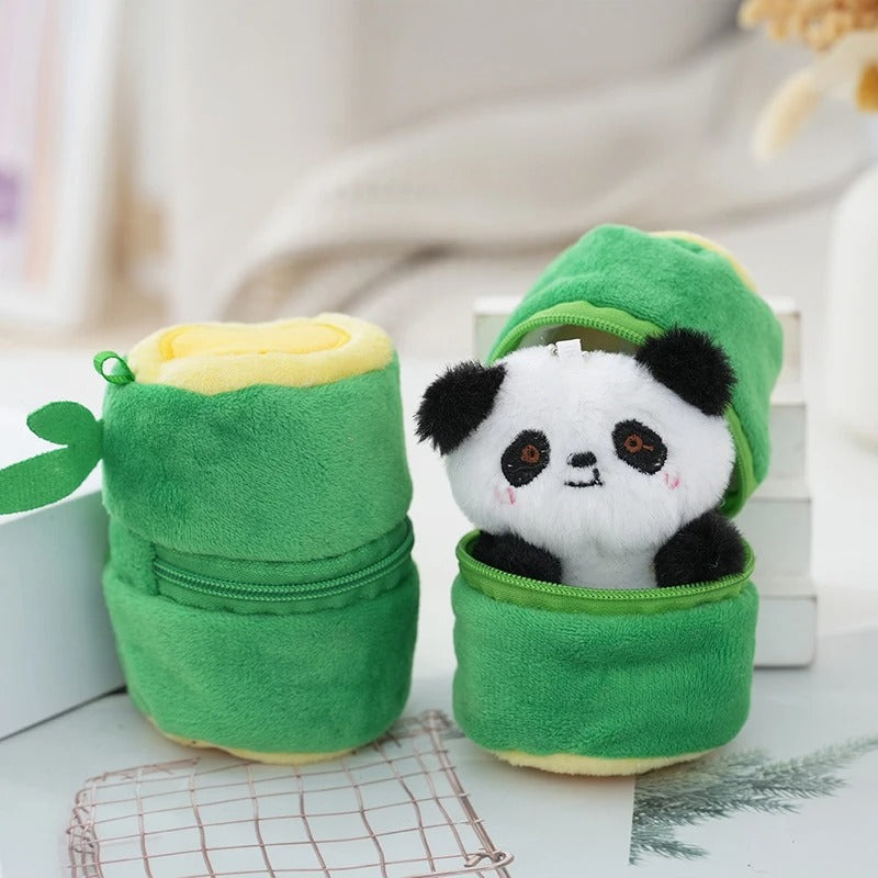 Bamboo Panda Plush Keychain