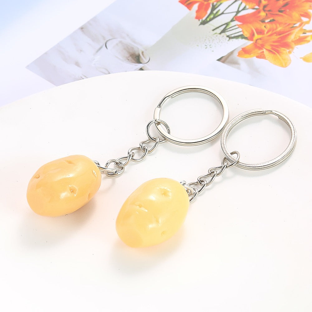 Cute Mini Potato Keychain