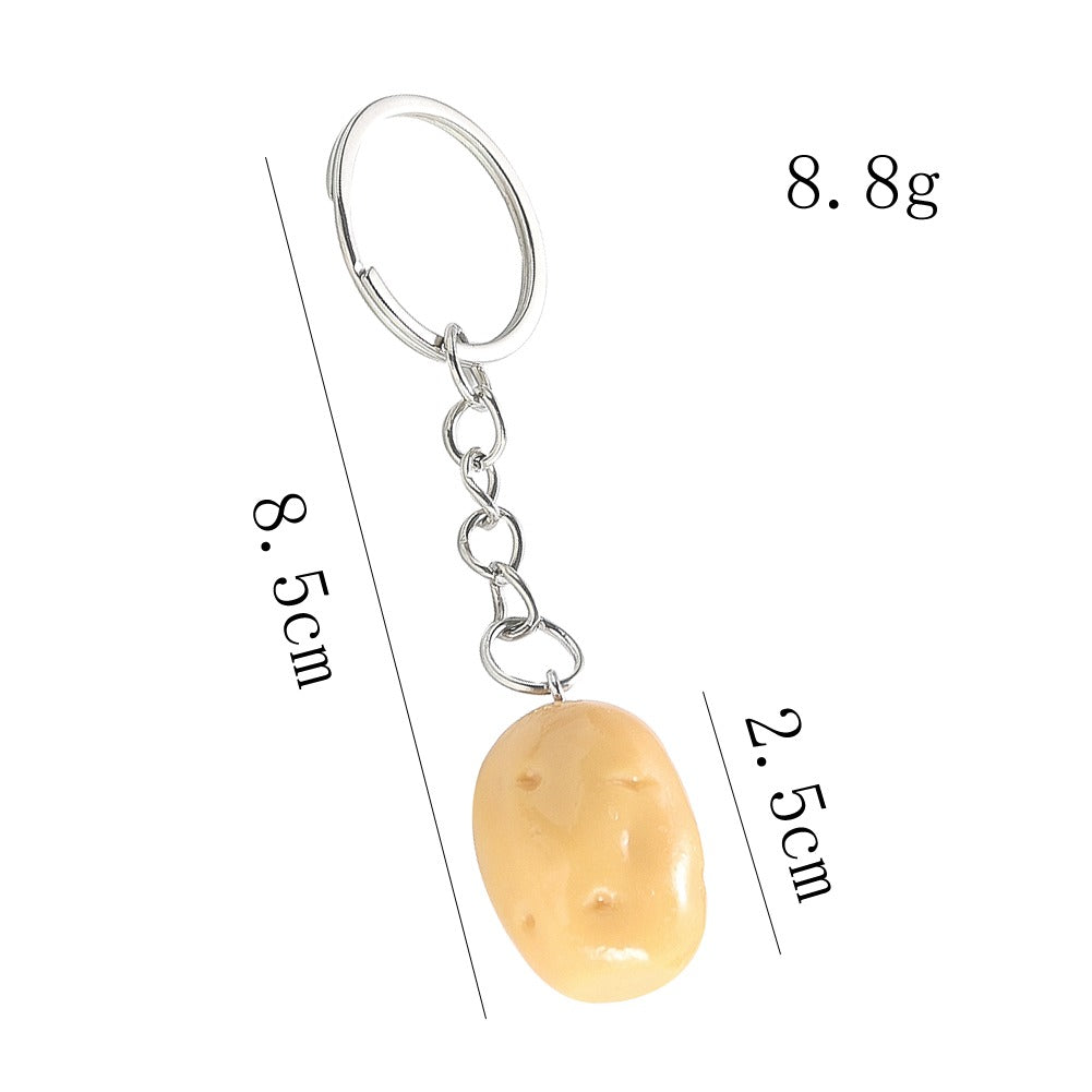 Cute Mini Potato Keychain