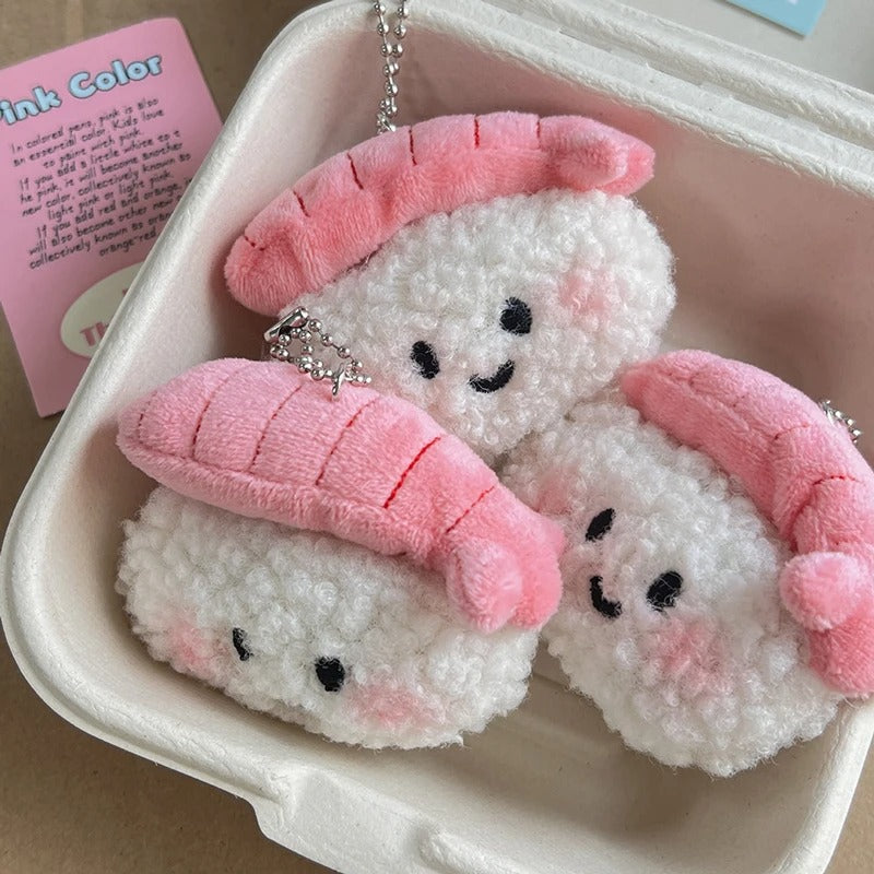 Kawaii Sushi Plush Keychain