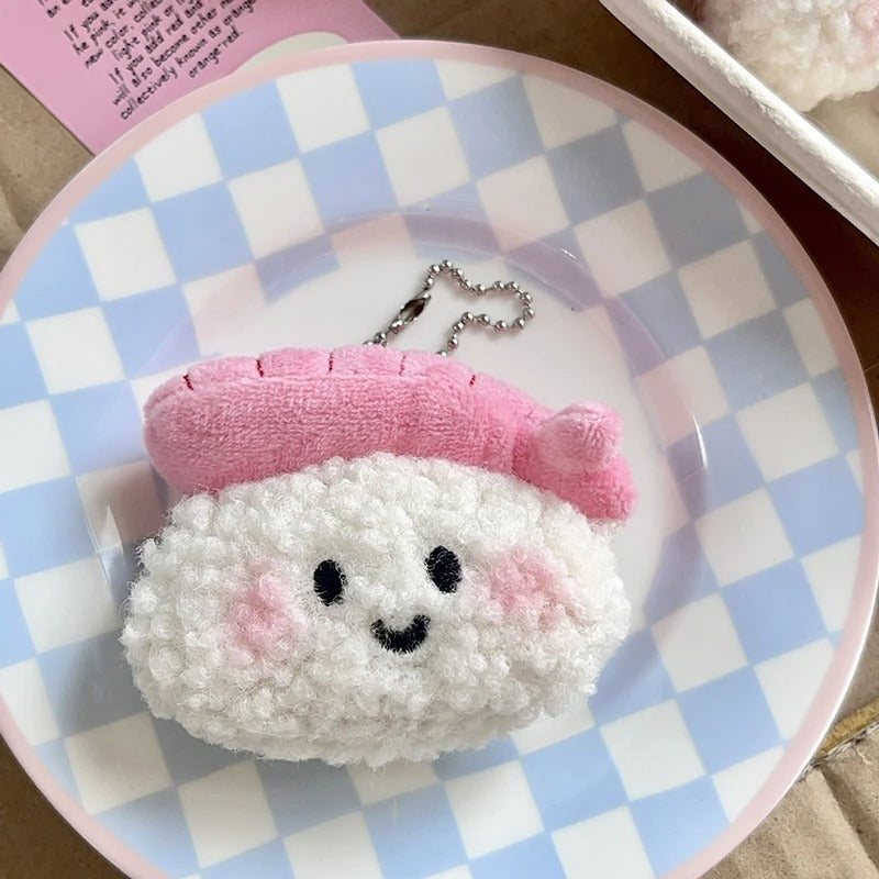 Kawaii Sushi Plush Keychain